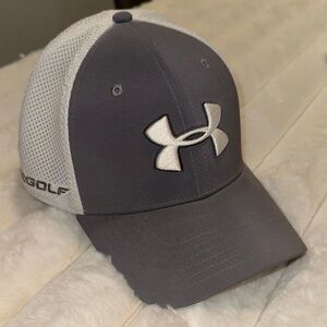Under Armour Charcoal and White Golf Hat